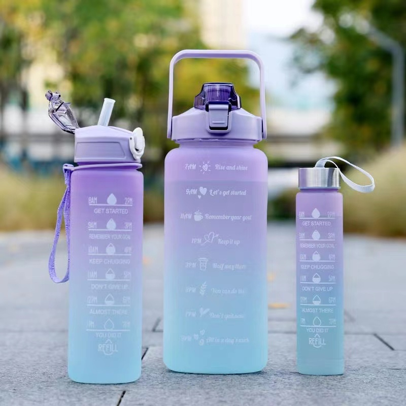 Kit 3 garrafas água para diversas atividades - seja Fitness. - LojãoDuMister