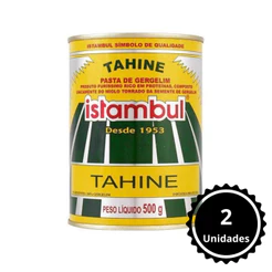 Kit 2 Latas Pasta de Gergelim Tahine Istambul 500g