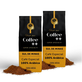 Kit 2 unidades Café Especial Torrado e Moído Sul de Minas Coffee Mais 100% Arábica - 2x 250g em Oferta na Shopee