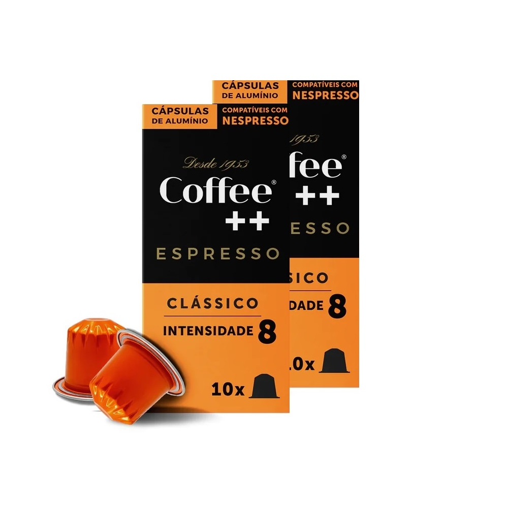 Kit 20 Cápsulas de Café Especial Coffee Mais Clássico Compatível Com Máquina Nespresso