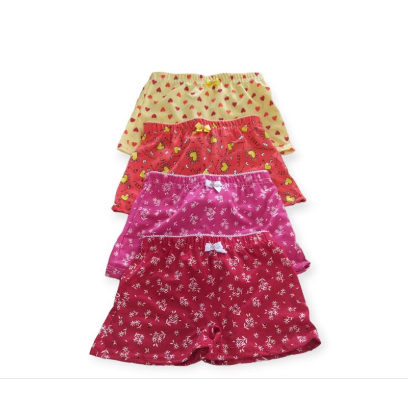 kit 10 CALCINHAS SHORTINHO BOX BOXER CUECA FEMININA INFANTIL ATACADO