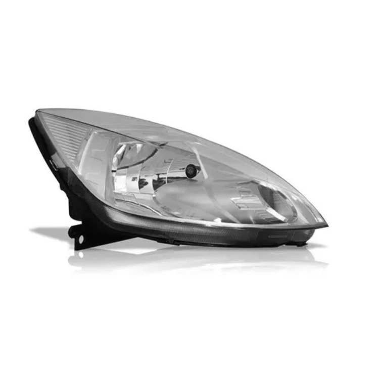FAROL FORD KA MASCARA CROMADA 2008 2009 2010 2011 2012 2013 2014 · foto 2