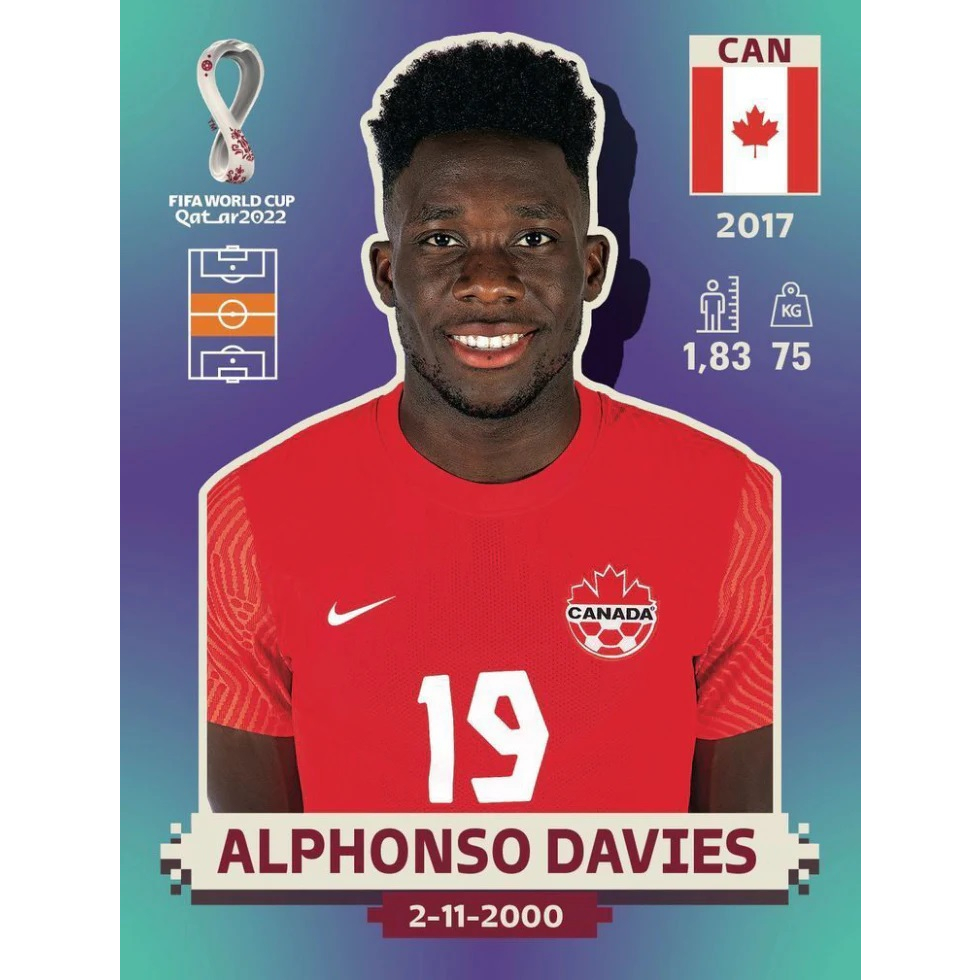 Canadá - Panini World Cup 2022 Stickers - CAN - Várias Figurinhas Copa do Mundo 2022