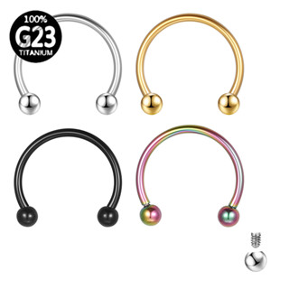Piercing Septo Helix Daith Mamilo Ferradura TitÂnio G23 Rosca Interna Lomiss piercing