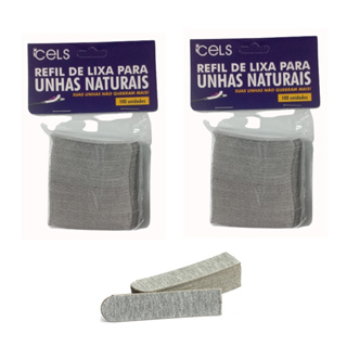 Refil Para Lixa de Unha Natural Cels - 200 Unidades em Oferta na Shopee