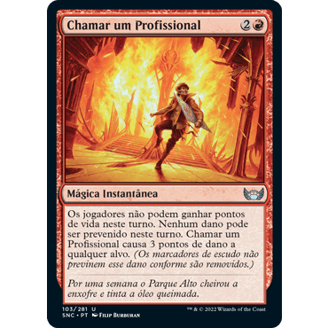 Chamar um Profissional (Dano) - Magic The Gathering