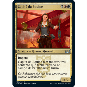 Capitã da Equipe (Humano / Guerreiro) - - Magic The Gathering