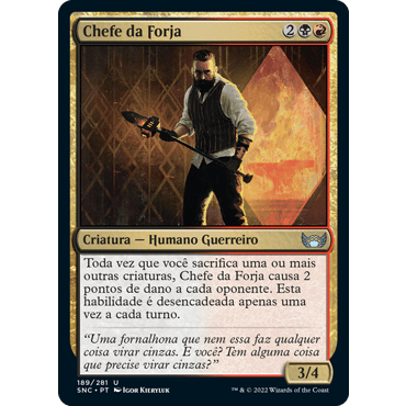 Chefe da Forja - Magic The Gathering