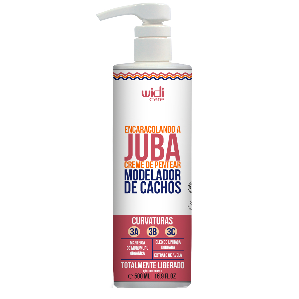ENCARACOLANDO A JUBA CREME DE PENTEAR 500 ML WIDI CARE