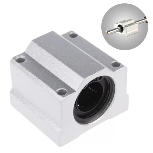 Pillow Block fechado 20mm Com Rolamento Para Eixo Linear Sc20uu -cnc