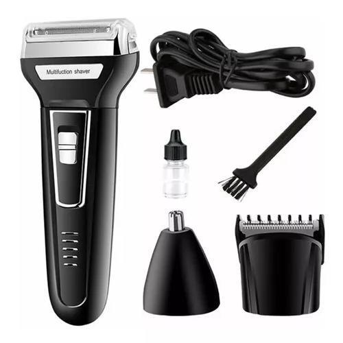 Maquina kemei Maquininha Cortador Cabelo Barbeador Aparador de Pelos 3 em 1 Kemei Km 6558