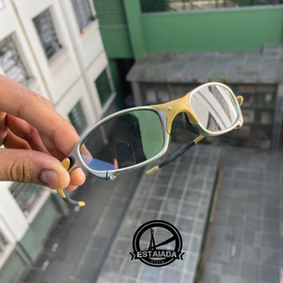 Óculos de sol Clear clarinha transparente plasma para homens de ferro 24k
