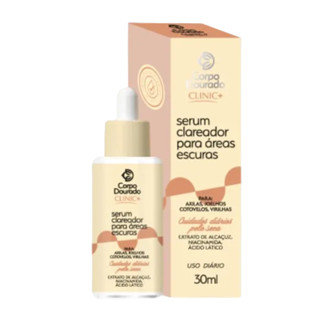 Serum Clareador Para Áreas Escuras Virilha, Axila, Cotovelos, Joelhos Corpo Dourado