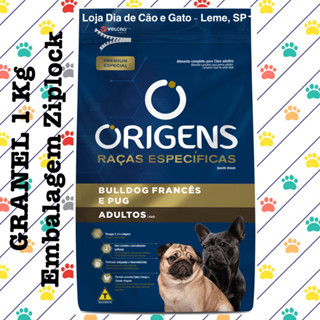 GRANEL 1 Kg - Ração Origens Raças Específicas para Pug e Bulldog Frances. em Oferta na Shopee