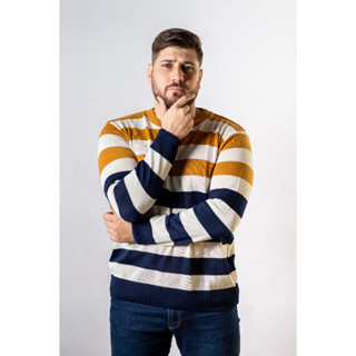 Sueter Listrado 3 Cores