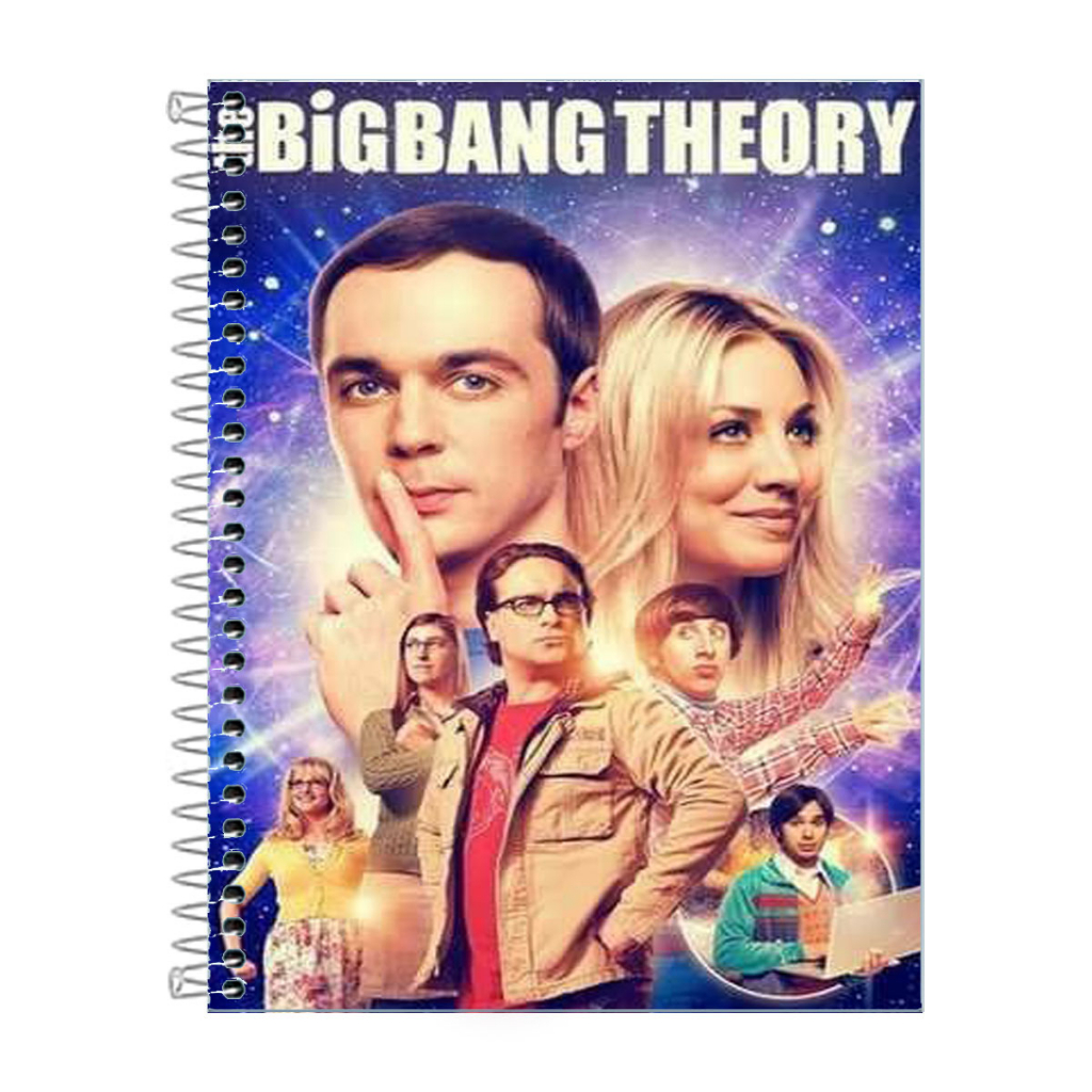 Caderno Universitário 10 Matérias The Big Bang Theory 160 Folhas