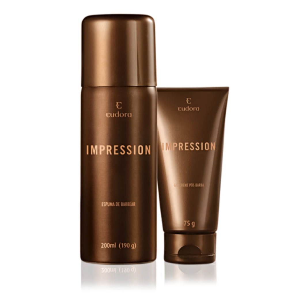 Presente Masculino Impression Espuma de Barbear + Gel Pós Barba