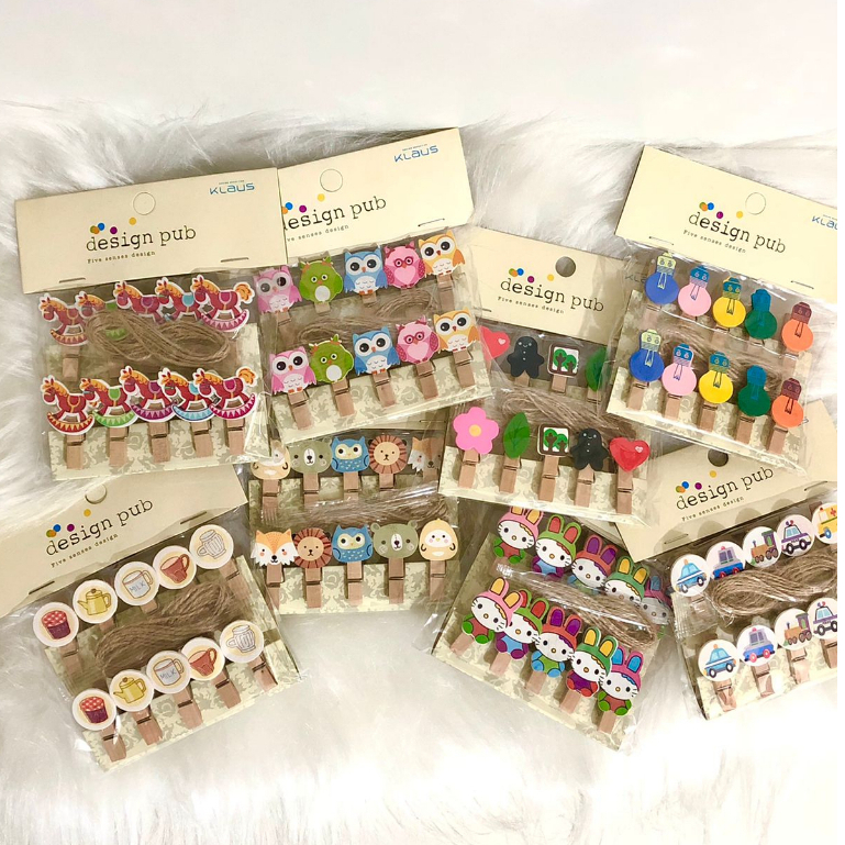 Clipe de foto de corda de cânhamo criativo, cor de registro, clipe pendurado na parede de fotos