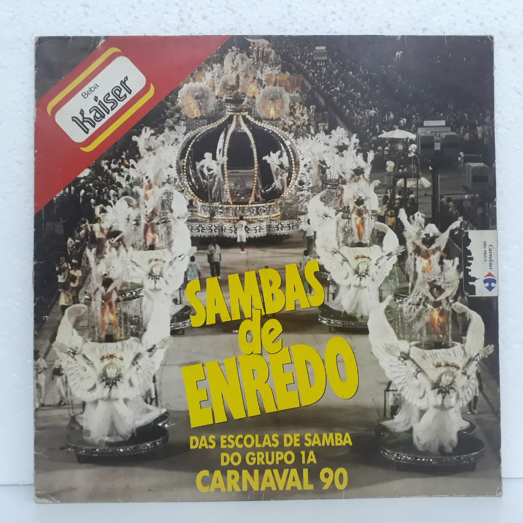 Lp Sambas De Enredo Das Escolas De Samba Do Grupo 1A - Carnaval 90