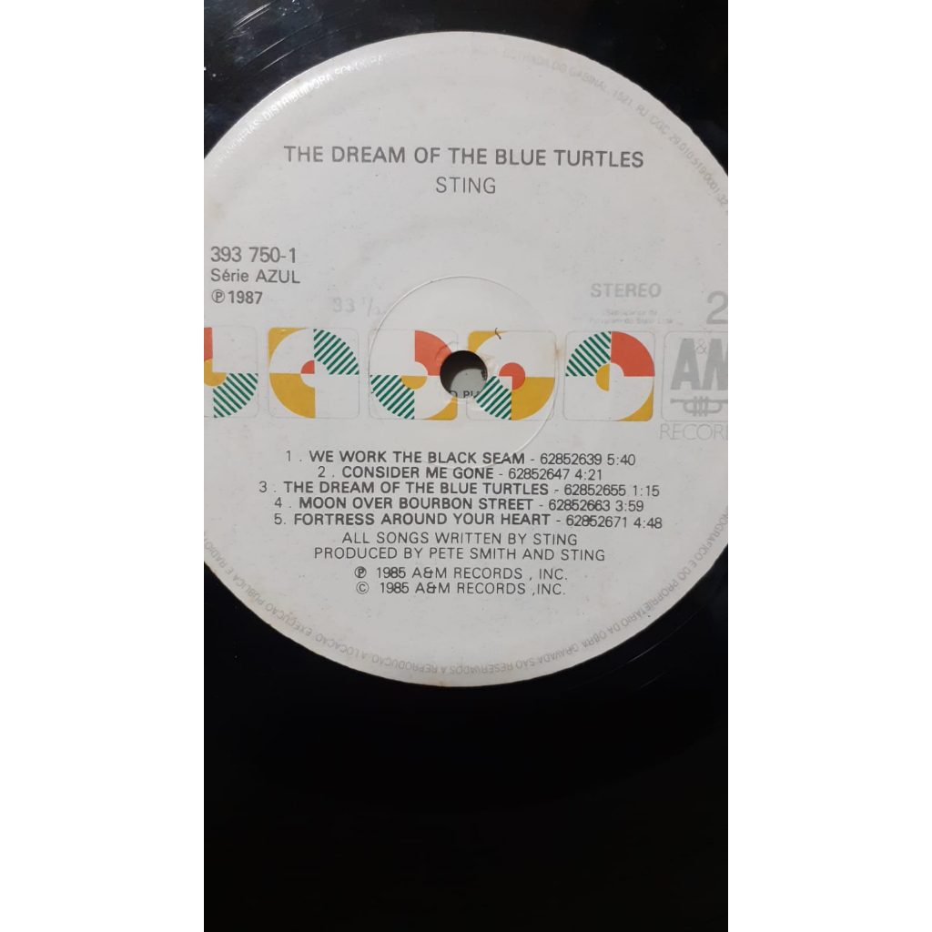 DISCO VINIL- STING- NACIONAL- 1985- RATO