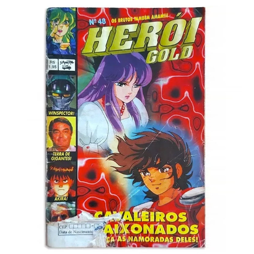 Revista Herói Gold N48 Cavaleiros Terra De Gigantes Akira S2