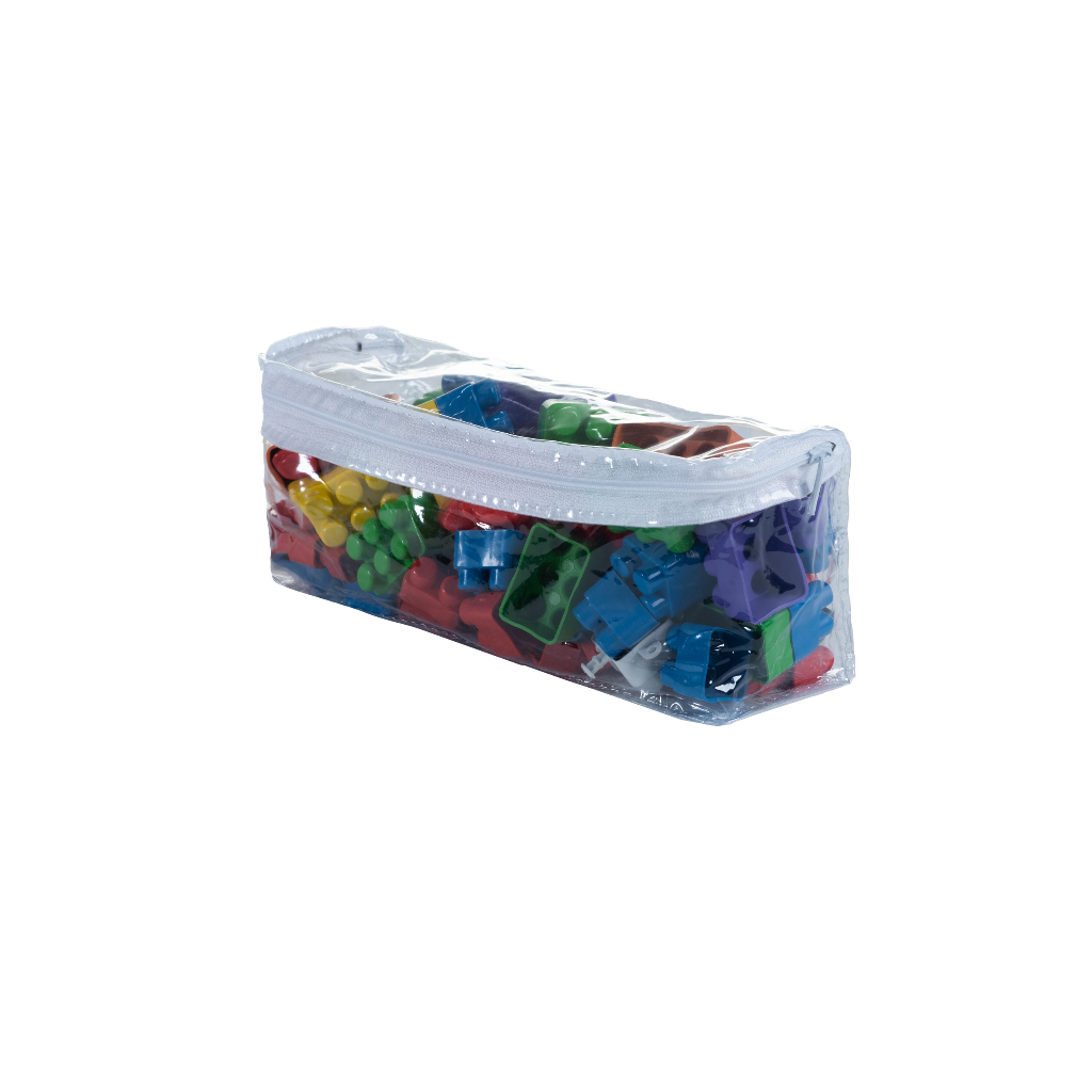 Saquinho Organizador de Objetos pequenos /brinquedos/peças/parafusos/Laços Pvc e Ziper em Oferta na Shopee