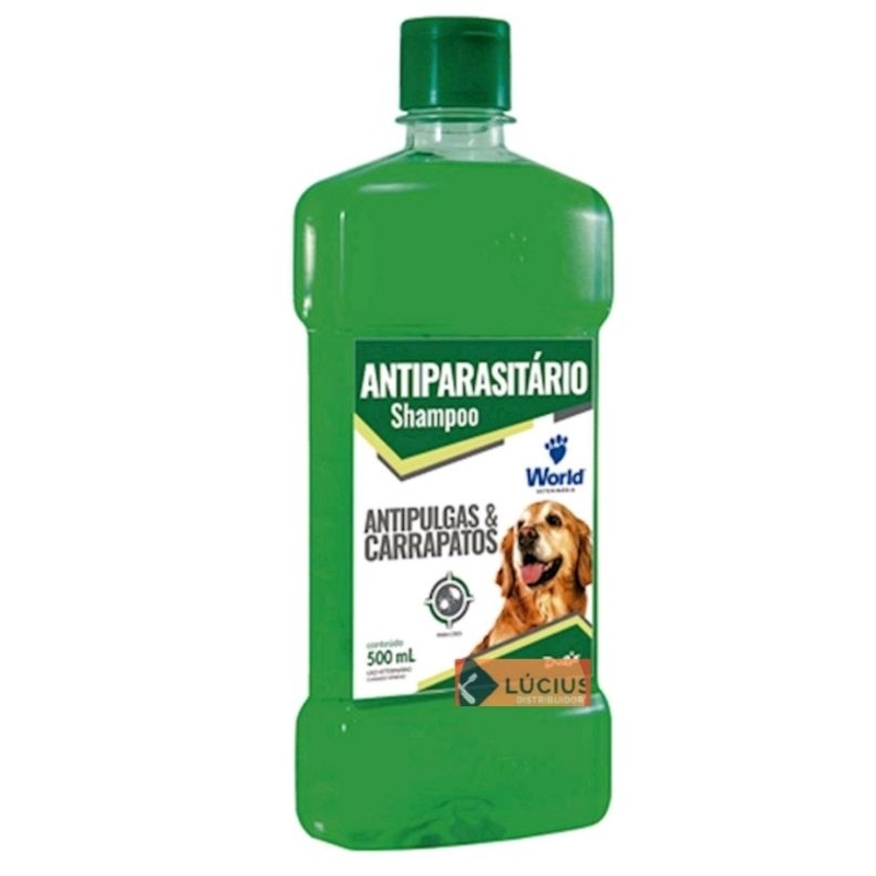 SHAMPOO WORLD DUGS ANTIPARADITARIO PRA CACHORRO CAO CADELAS BANHO PET SHOP ANTIPULGAS E ANTICARRAPATOS