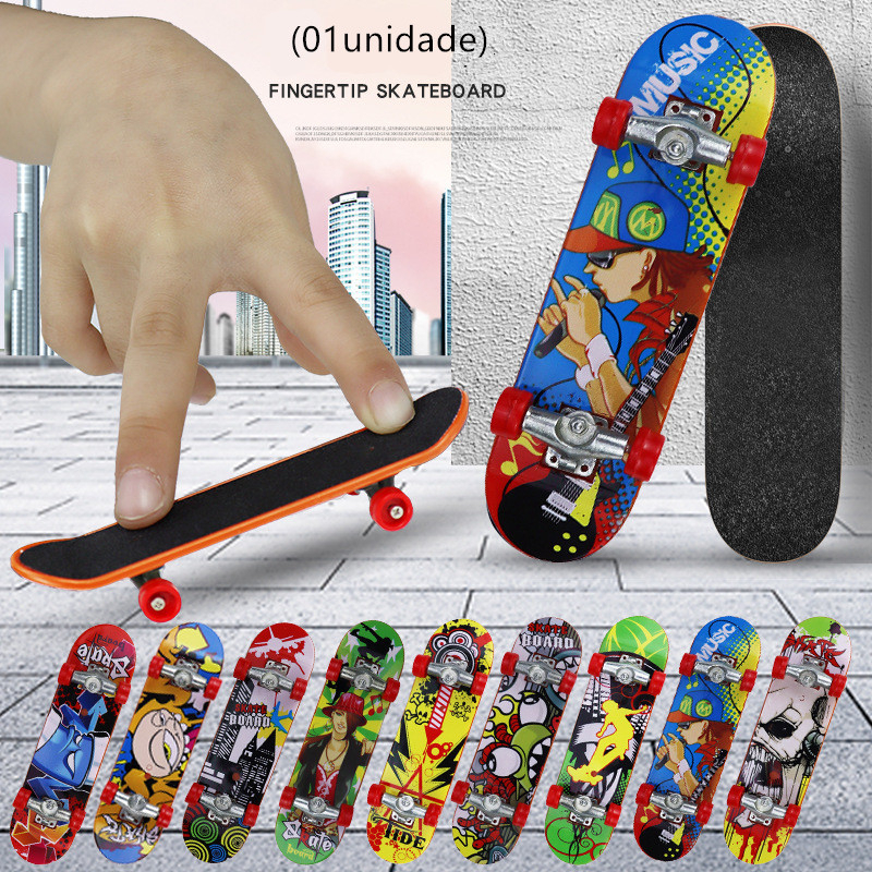 Kit 3 / 6 / 12 Mini Skate de Dedo Profissional brinquedo Infanti Radical Xtreme em Oferta na Shopee