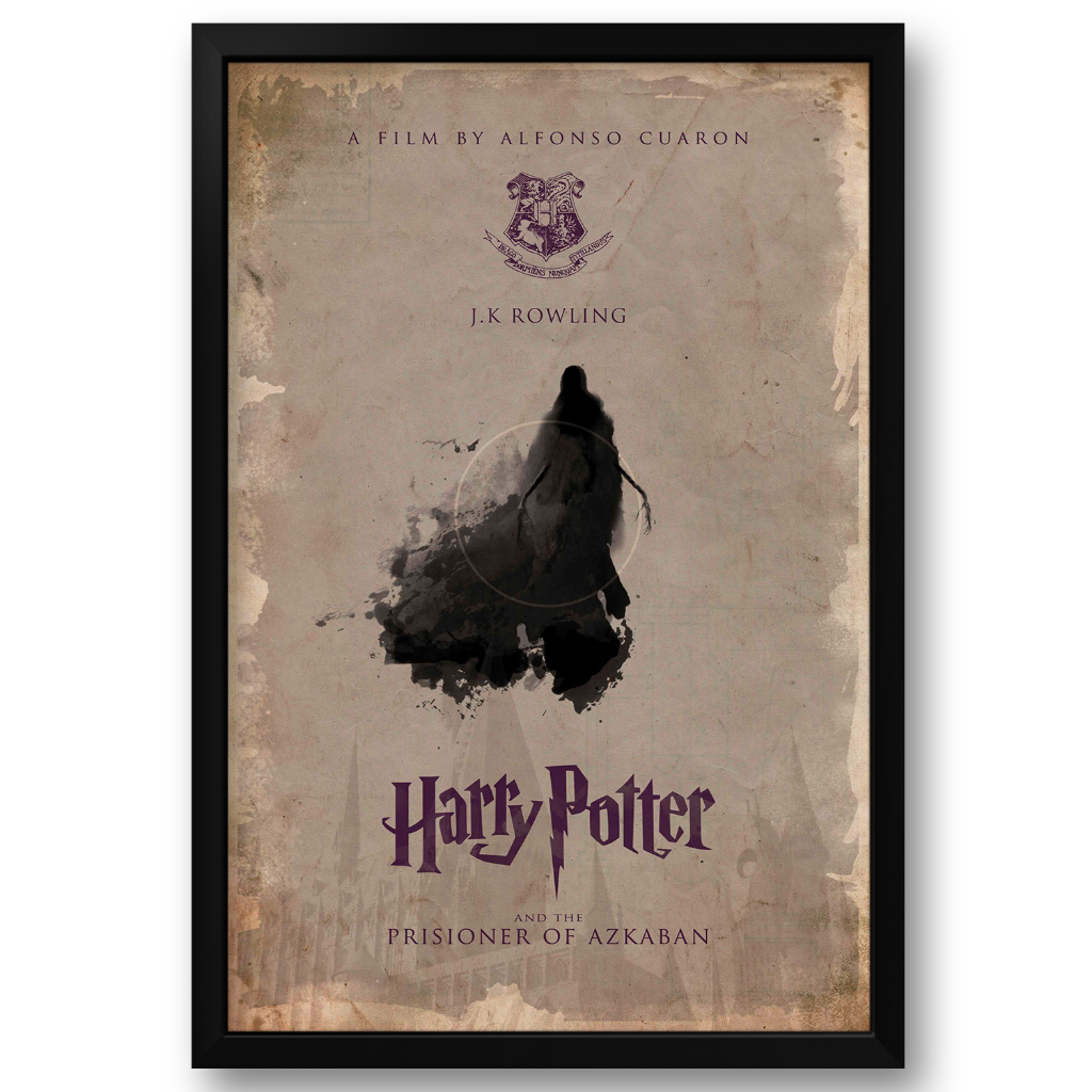 Quadro com Moldura Harry Potter e o Prisioneiro de Azkaban