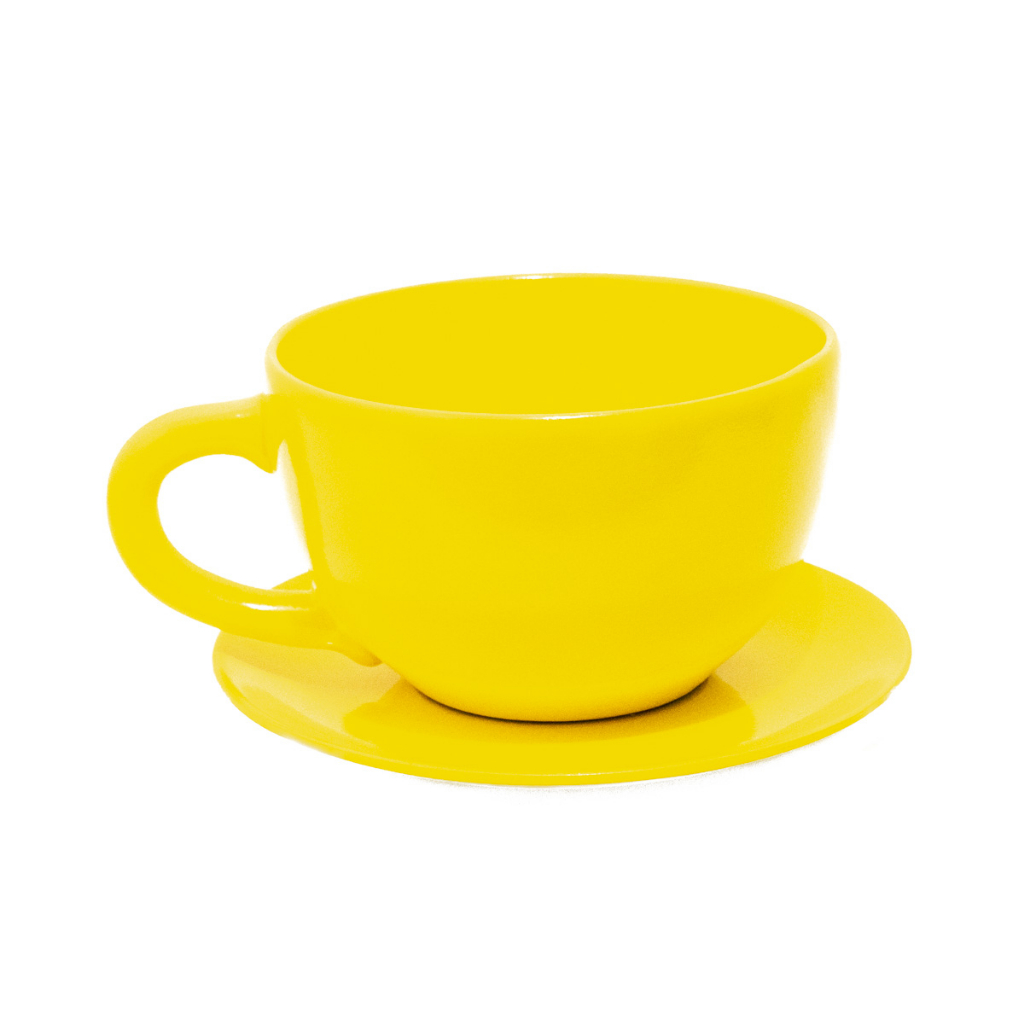 Cachepó xicara de cerâmica - grande em Oferta na Shopee