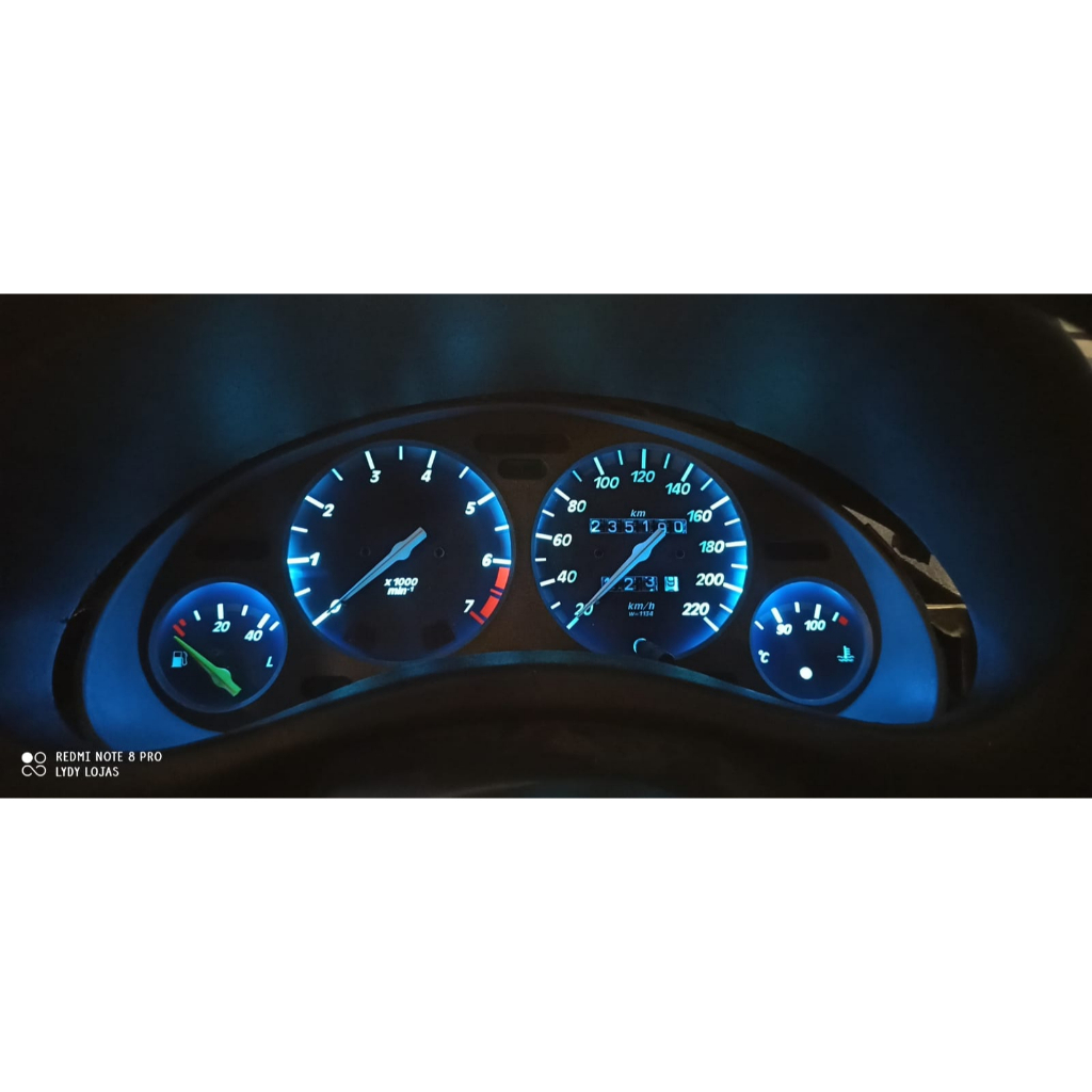 4 Lampada led Ice Blue painel instrumento Corsa Wind Wagon com Rpm