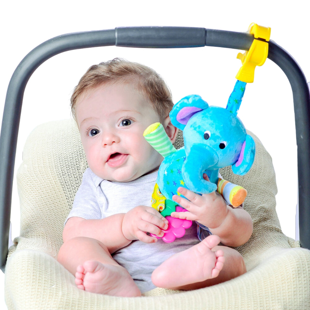 Brinquedos de Bebê Bichinho Pendurar Bebê Conforto Mordedor Silicone Chocalho Be
