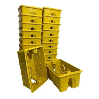 Kit 30 Caixinhas 4x2 Reforçadas Amarela