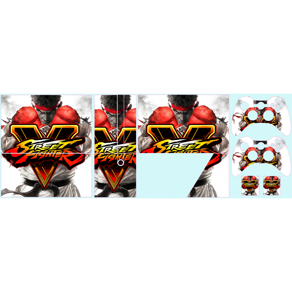 Skins Adesiva Xbox 360 Super Slim - Street Fighter V