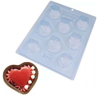 Kit 2 Peças Coração Doces Finos Forma Especial BWB Cod.240 Doce Gourmet Dia Namorados