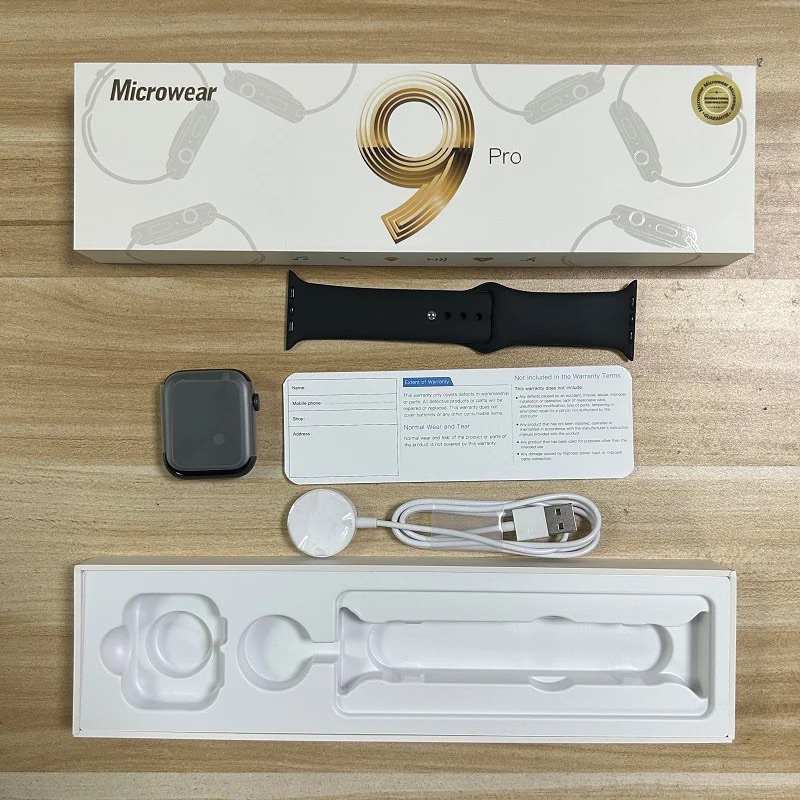 IWO W59 Relógio Inteligente 9 2.05 polegada 2023 Novo GPS Rastreamento de Movimento Das Mulheres Dos Homens NFC BT Chamada Smartwatch com Bússola