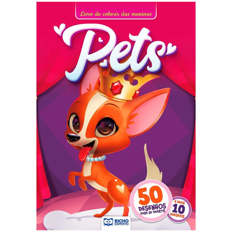 Livro de colorir - Pets: Livro de Colorir das Meninas