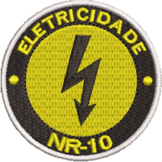 Patch Bordado Eletricidade - NR-10 em Oferta na Shopee