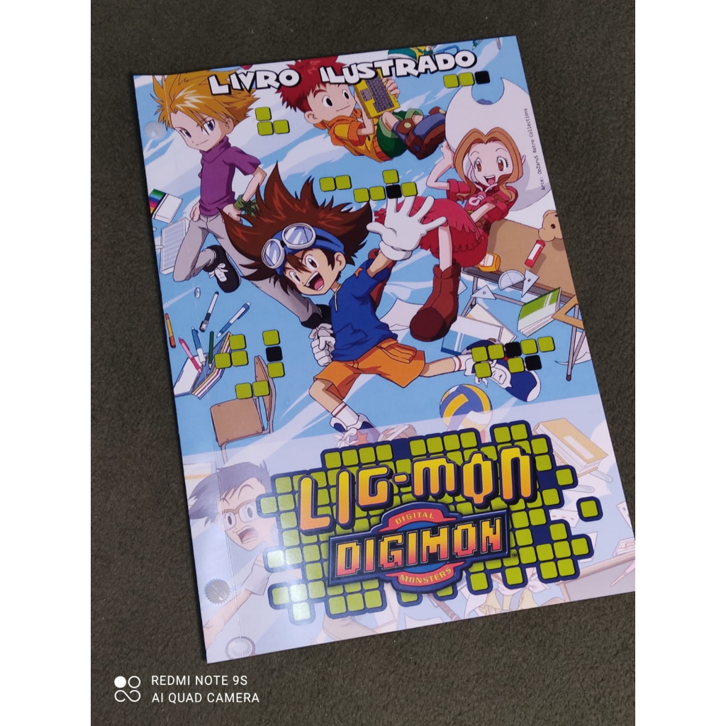 Álbum Ilustrado Lig-mon Digimon cards