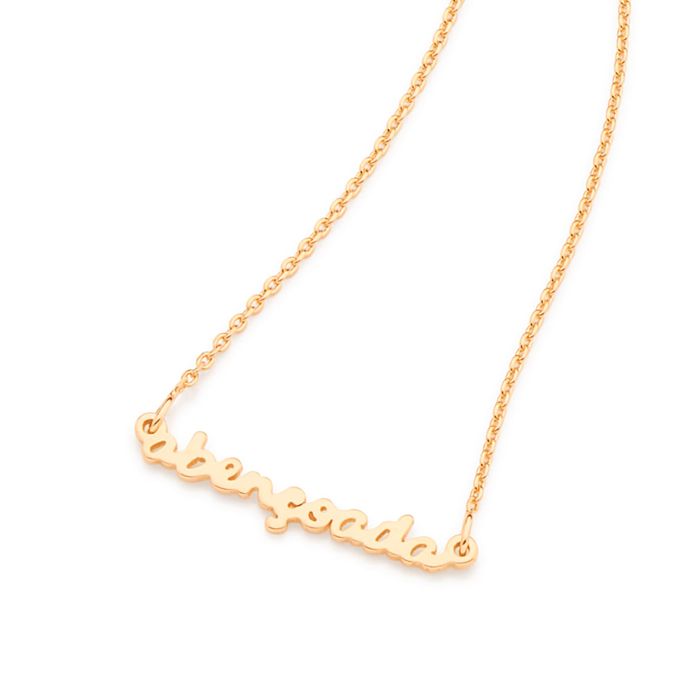 Colar Feminino Rommanel Abençoada 50cm / 45cm - 531853 em Oferta na Shopee