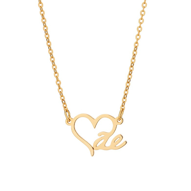 Colar Rommanel Com Coração Formando a Palavra Mãe 50cm / 45cm 531624 em Oferta na Shopee