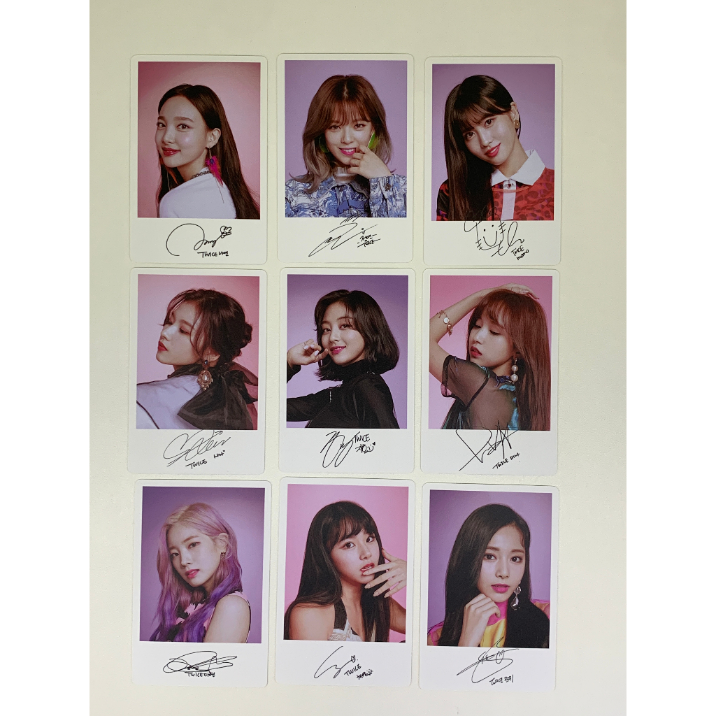 twice yes or yes pob photocard original kpop