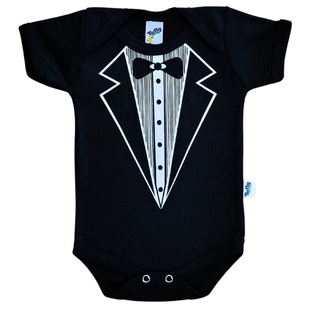 Body Bebê Poderoso Chefinho Personagem Divertido Fantasia Recém Nascido Bori Bore 100% Algodão Roupa Bebê