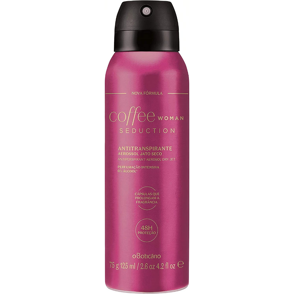 Desodorante Antitranspirante Aerosol Coffee Woman Seduction 125ml