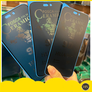 Película Fosca Cerâmica Flexível 3D 9D Hidrogel Todos os modelos iPhone 6 7 8 X XR 11 12 13 14 PROMAX