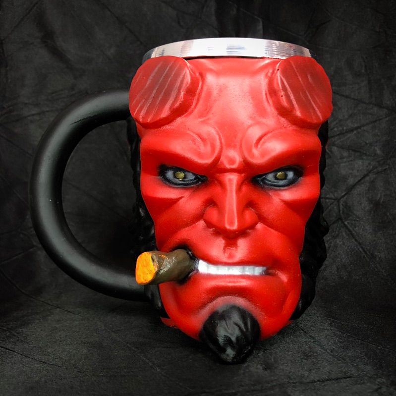 Caneca/Copo Hellboy 3D Resina