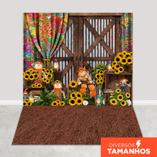 Fundo Fotográfico Festa Junina Arraiá Em Tecido FJN-130 em Oferta na Shopee