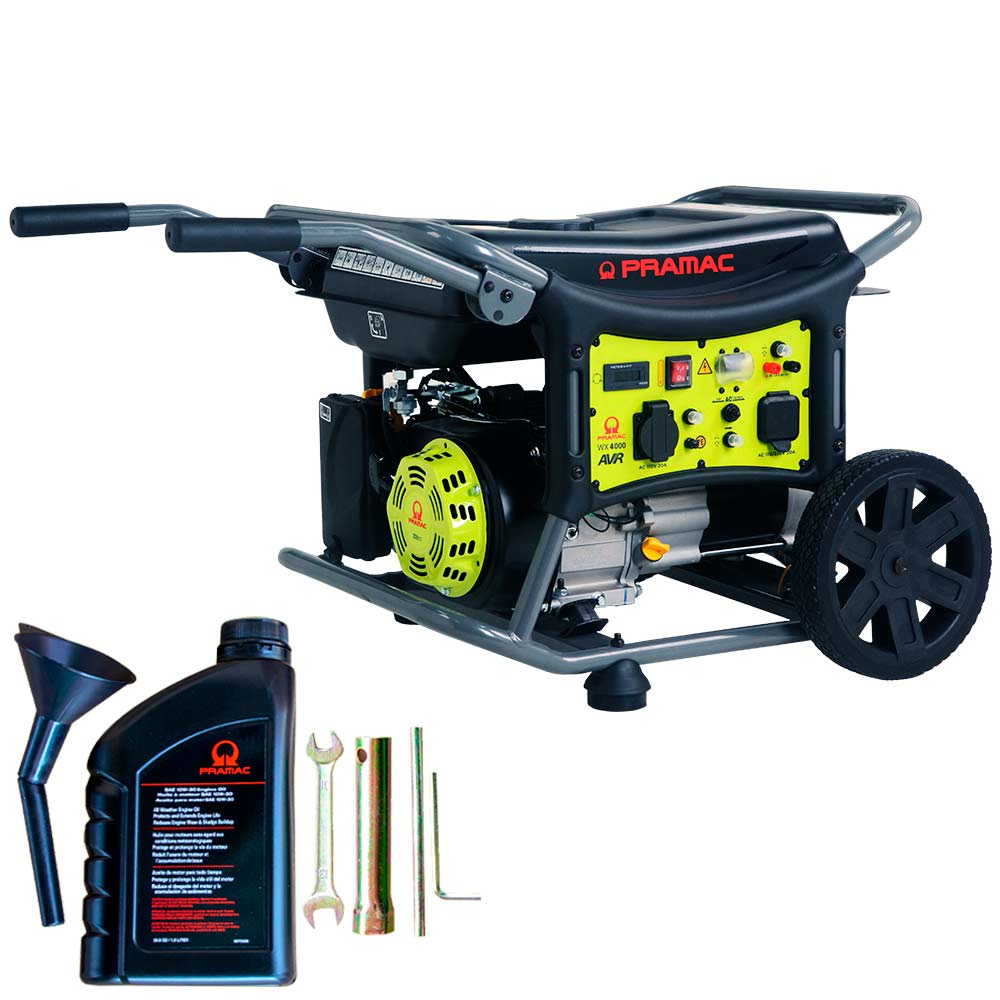 Gerador Gasolina 4kva Digital Com Avr 4t Wx4000 Mono Bivolt Com Rodas PR322MXI003I PRAMAC em Oferta na Shopee