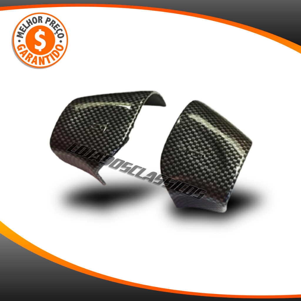 Par Capa Volante Vr6 Buzina Vw Mk3 Golf Passat Vr6 Carbono