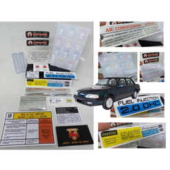 KIT DE ADESIVOS E SELOS MONZA (TUBARÃO) 91 A 96 - SELOS INFORMATIVOS DE FÁBRICA